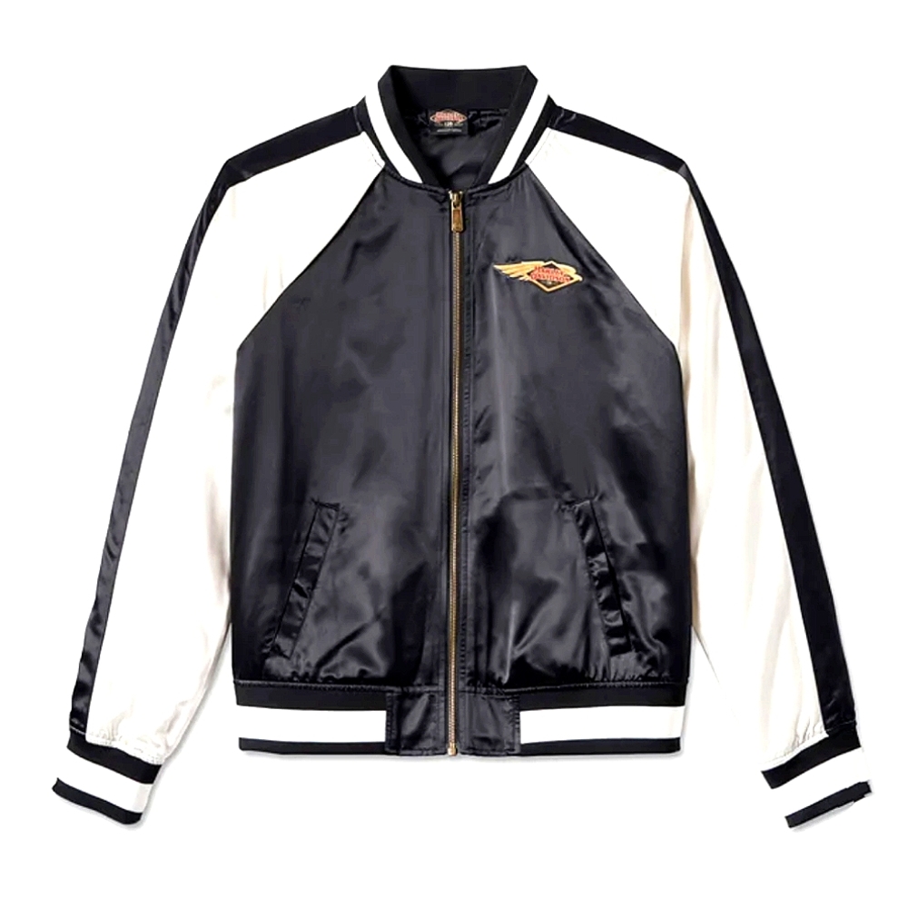 Harley Davidson 120 Year Anniversary Women's Bomber Jacket Size Medium NWOT